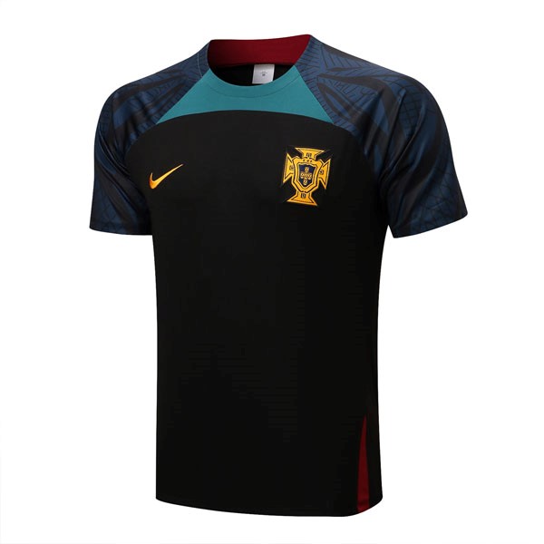 Trainingsshirt Portugal 2022-2023 Schwarz